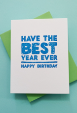 Richie Designs Card - Birthday: Best Year Ever