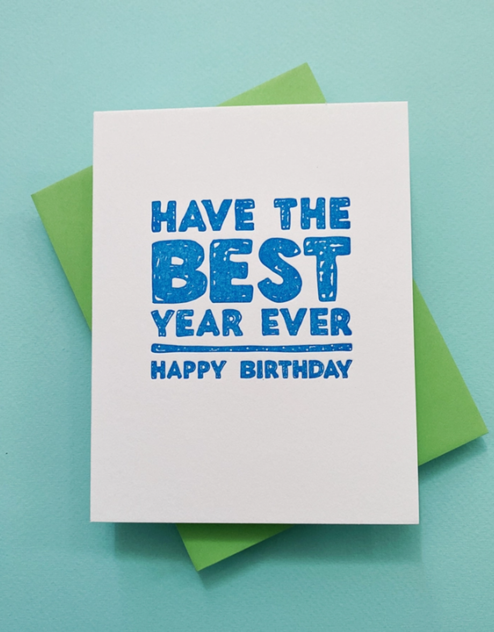 Richie Designs Card - Birthday: Best Year Ever