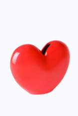 Doiy Vase - Love Heart: Red