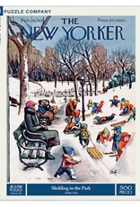 New York Puzzle Company Puzzle - Sledding in the Park (500 pc)