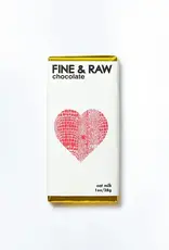 Fine & Raw Chocolate Chocolate Bar: 1 oz. Oat Milk