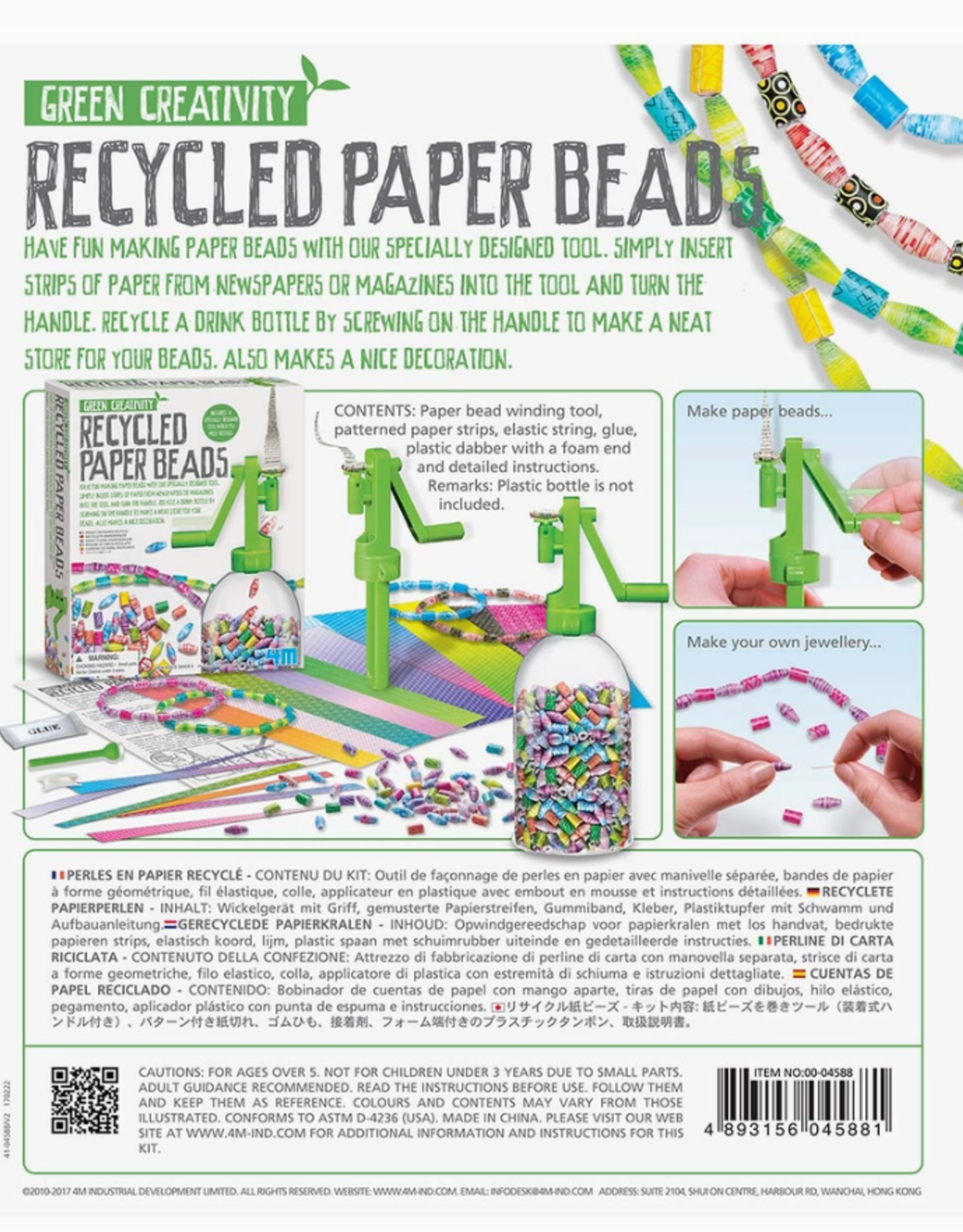 Toysmith Recycled Paper Beads DIY Kit