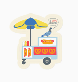 Maptote Sticker: Food Cart Pigeon