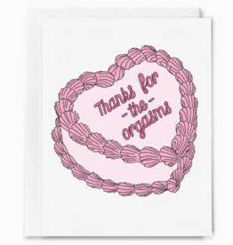 Sammy Gorin LLC Card - Love: Vintage Cake, Thanks for the Orgasms
