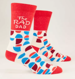 Blue Q Socks - Men's Crew: The Rad Dad