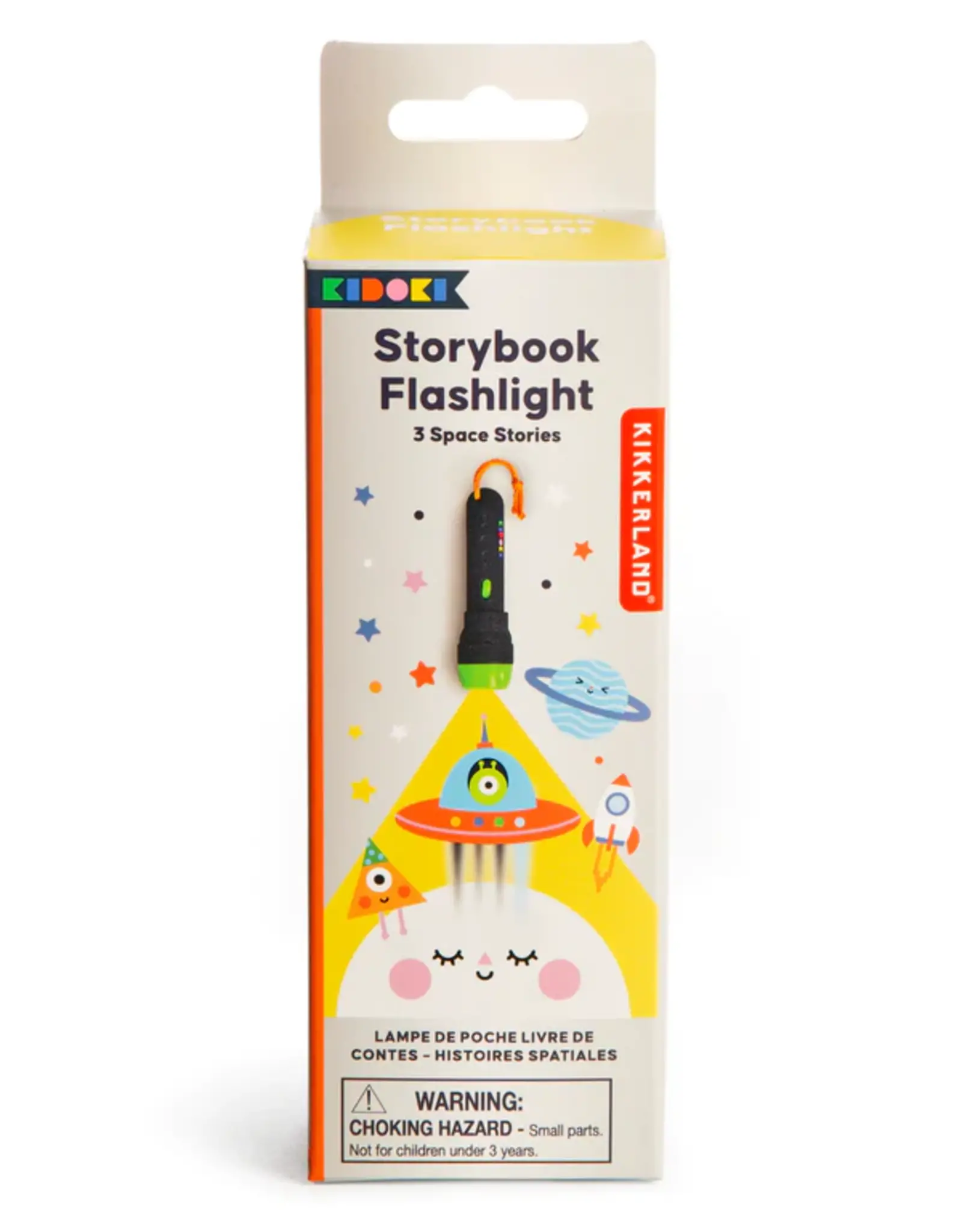 Kikkerland Space Stories Storybook Flashlight