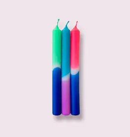 Pink Stories Tapered Candles - Dip Dye Neon: Forever Tulum