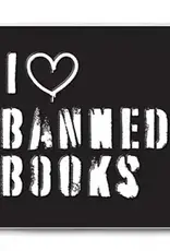 Public School Paper Co. Enamel Pin - I Heart Banned Books