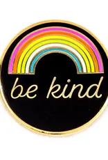 These Are Things Enamel Pin - Circle Rainbow Be Kind