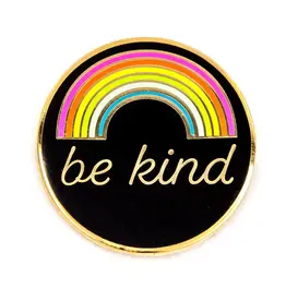 These Are Things Enamel Pin - Circle Rainbow Be Kind