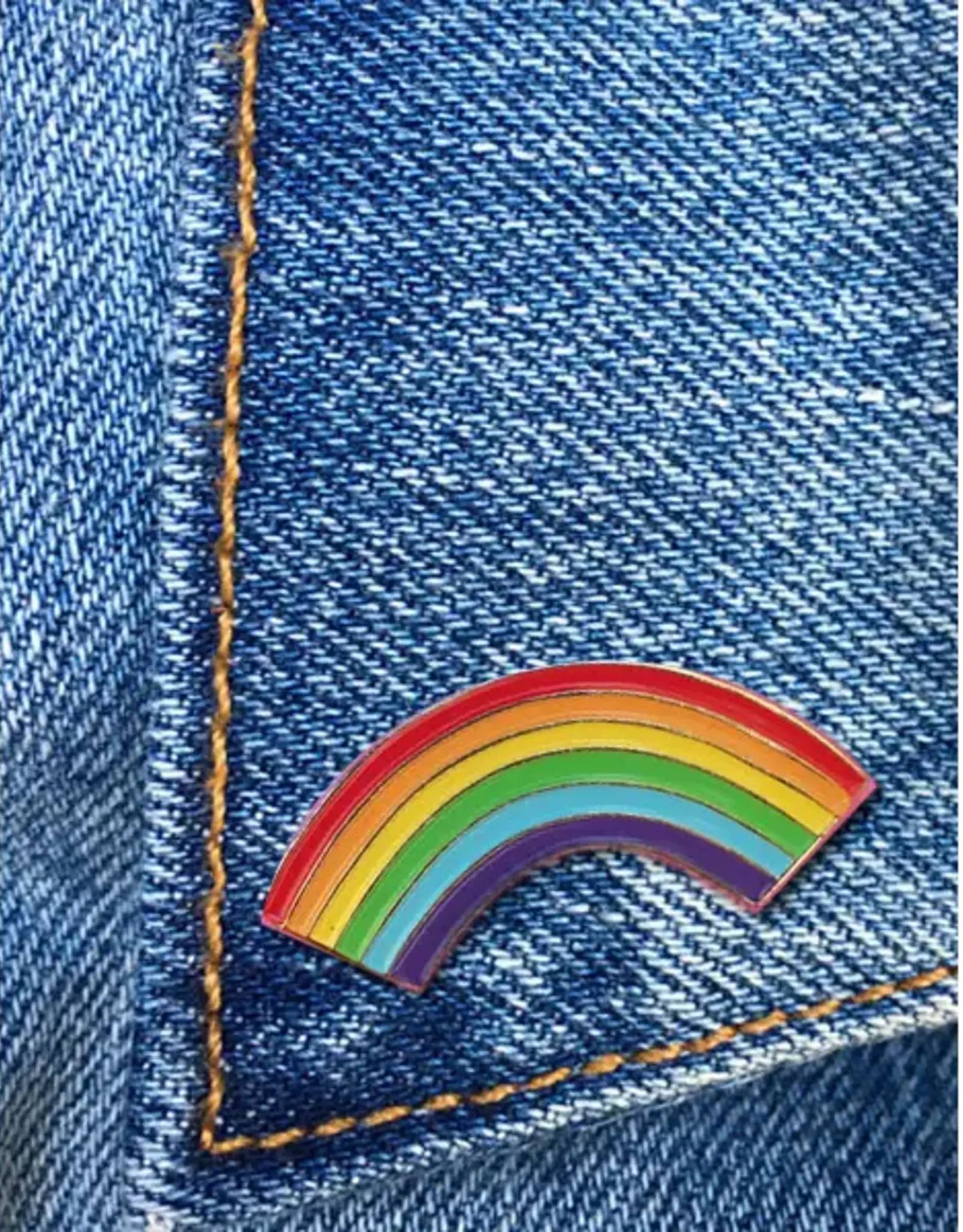 The Found Enamel Pin: Rainbow