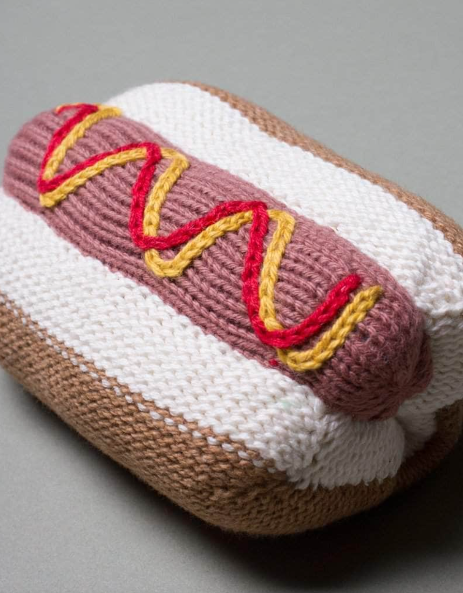 Estella Organic Handmade Rattle: Hot Dog