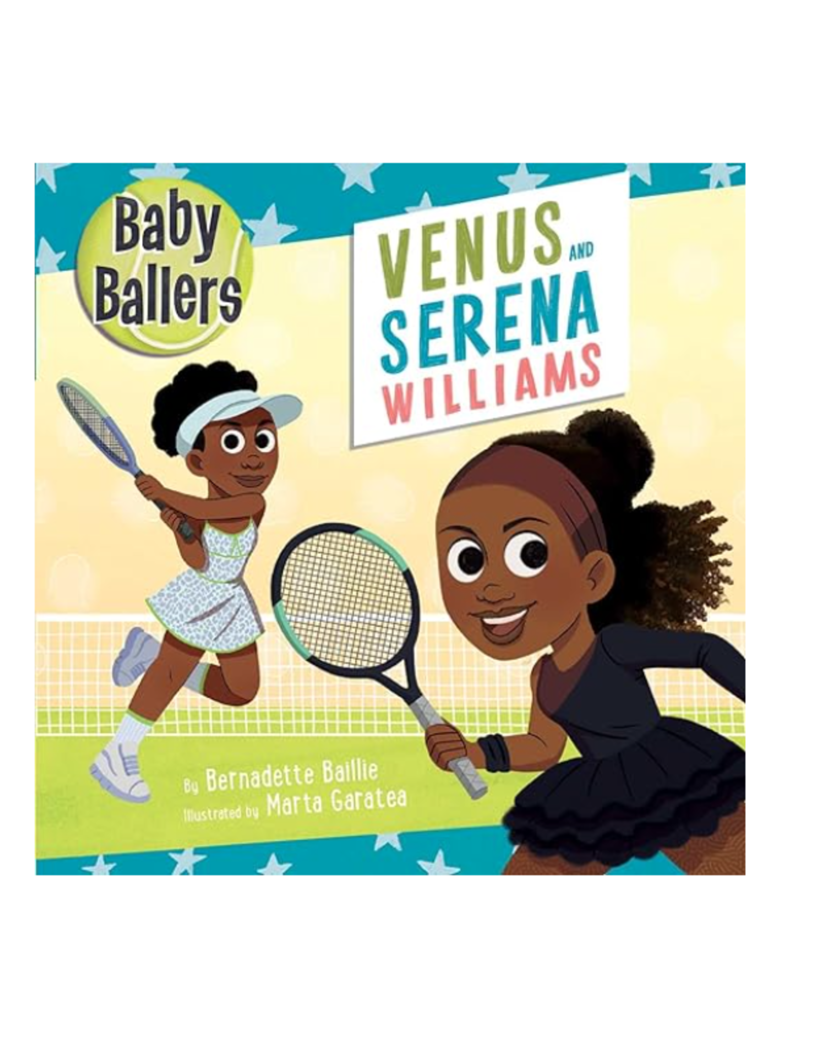 Simon & Schuster Book - Kids Boardbook: Baby Ballers Venus and Serena Williams