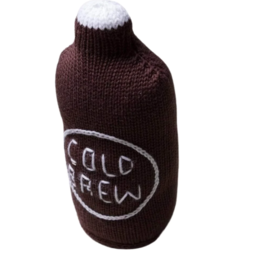 Estella Organic Handmade Rattle: Cold Brew