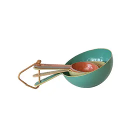 Creative Co-Op Measuring Cups - Colorful Stainless Enameled