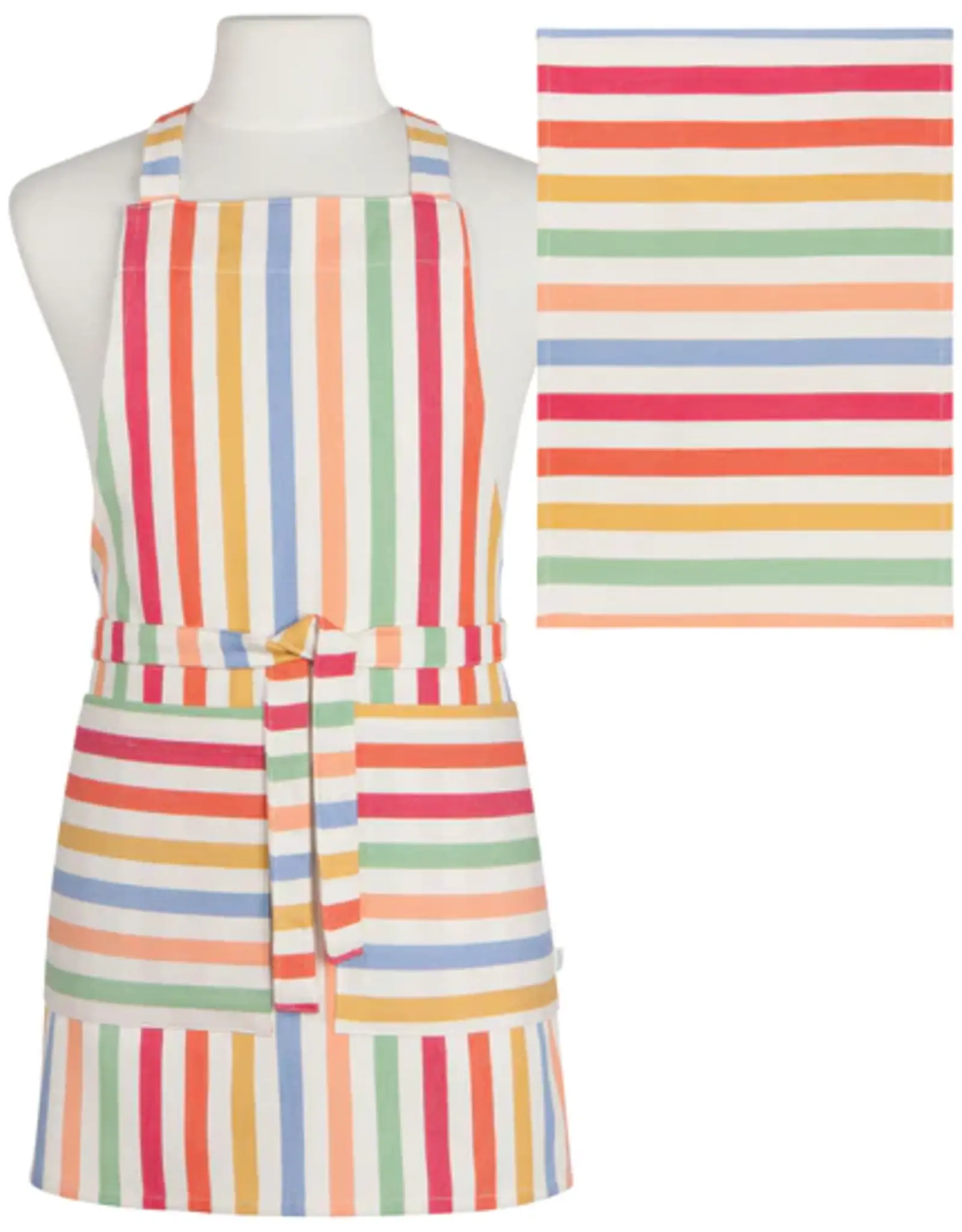 Danica + Now Designs Apron - Set of 2 with Tea Towel: Color Parade