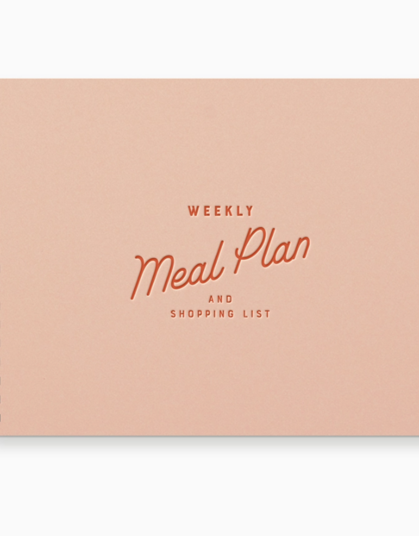 Ruff House Print Shop Planner - Retro Weekly Meal Planner