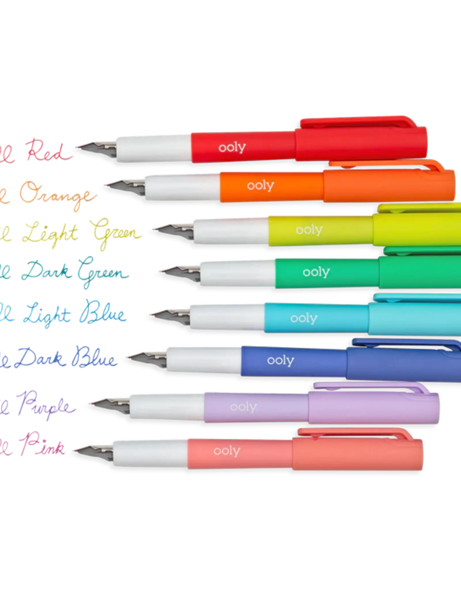 Ooly DBA International Arrivals Fountain Pens - Color Write set of 8