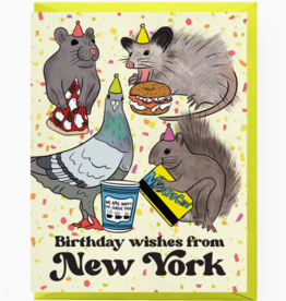 Boss Dotty Card - Birthday: New York Creatures