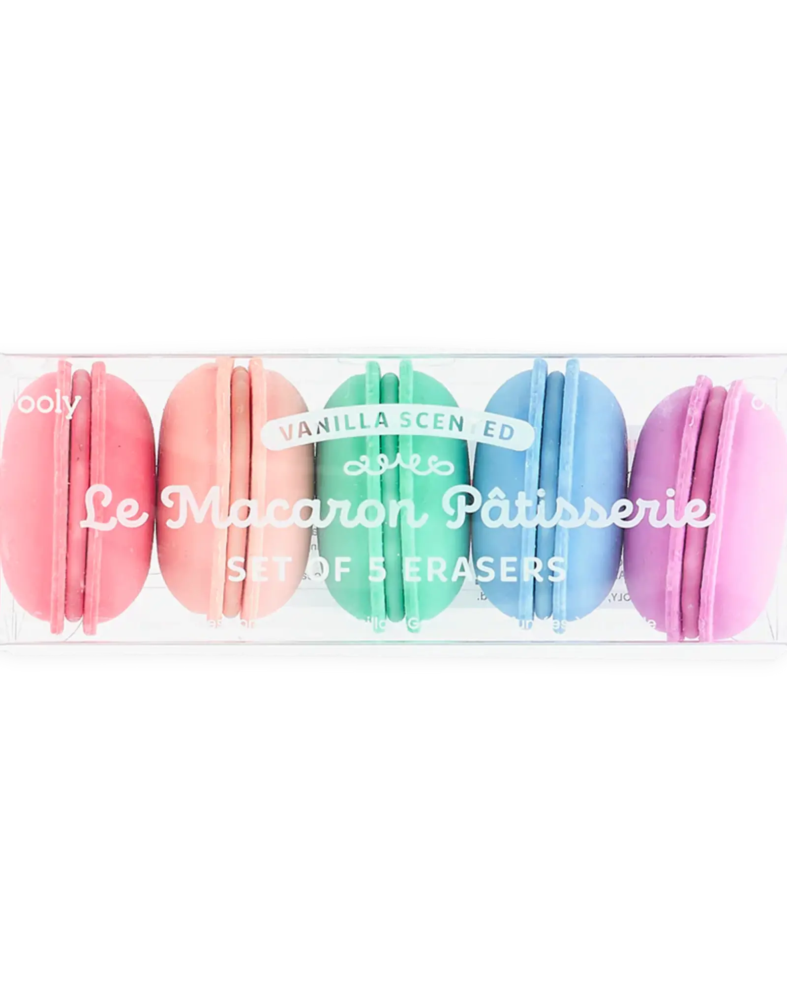Ooly DBA International Arrivals Scented Erasers - set of 5: Le Macaron Patisserie