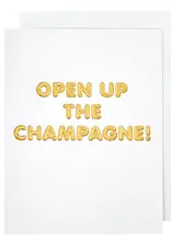 The Social Type Card - Congrats: Open the Champagne