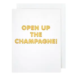 The Social Type Card - Congrats: Open the Champagne