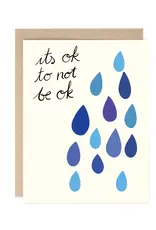 Drawn Goods Card - Sympathy: Ok to Not Be Ok