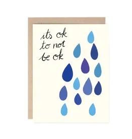 Drawn Goods Card - Sympathy: Ok to Not Be Ok