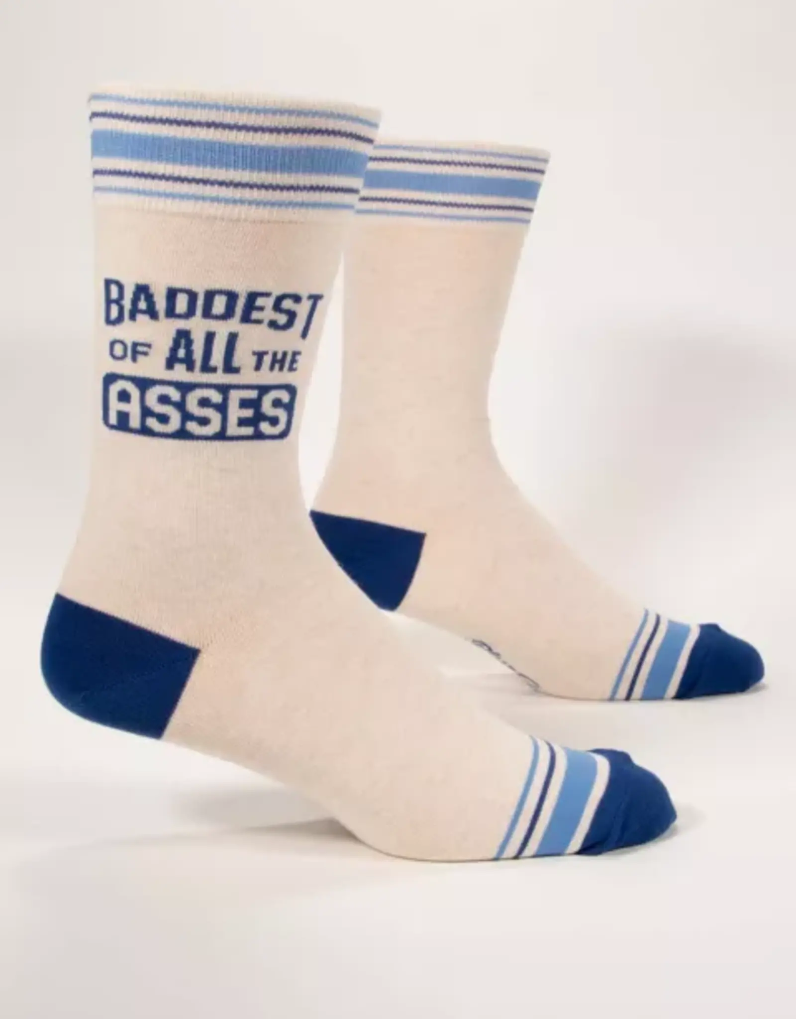 Blue Q Socks - Men's Crew: Baddest of Asses