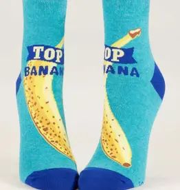 Blue Q Socks - Women's Ankle: Top Banana