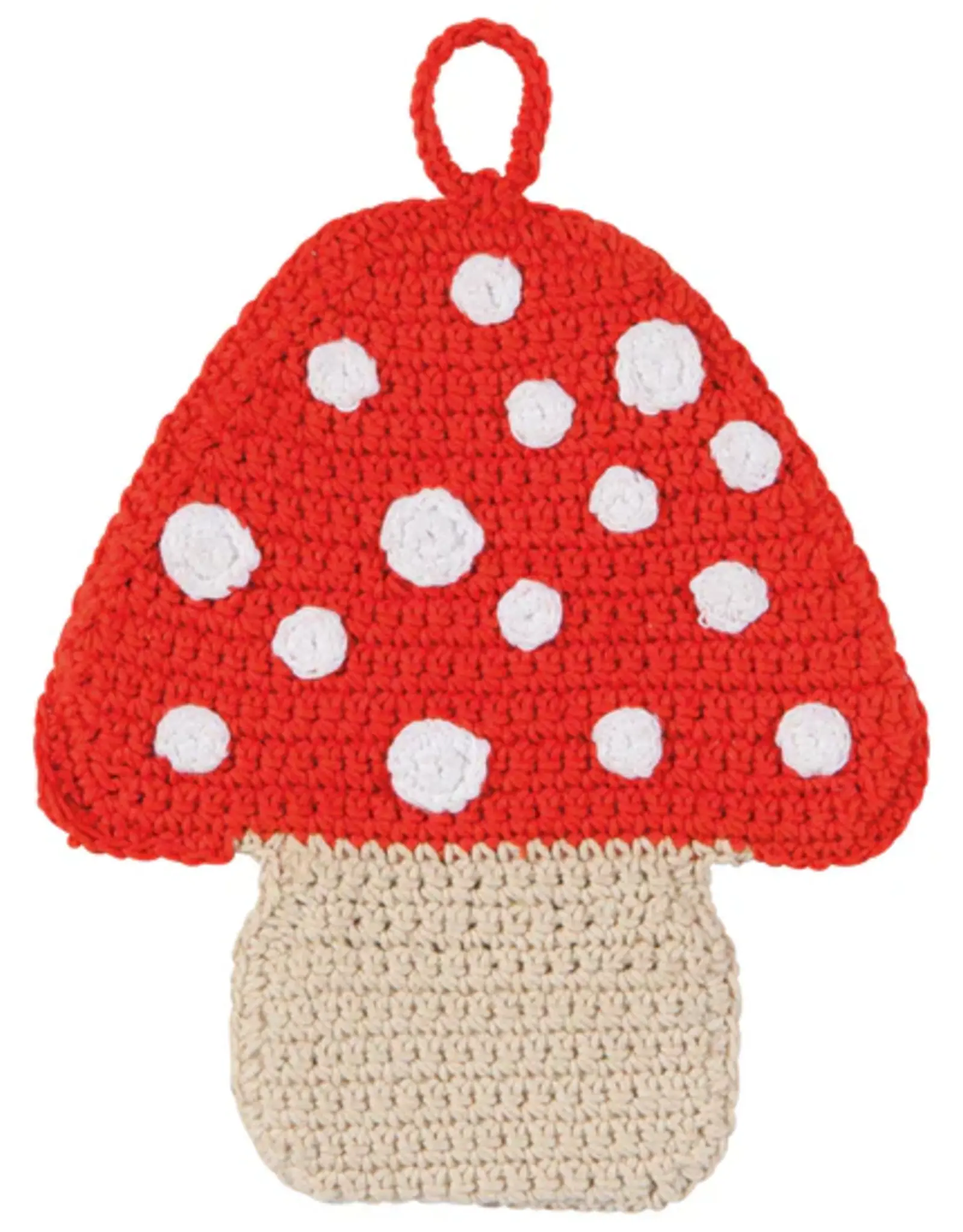 Danica + Now Designs Trivet - Crochet Toadstool
