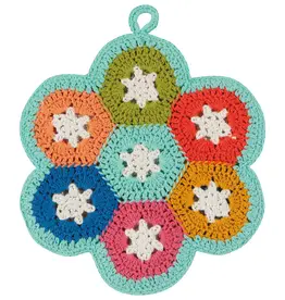 Danica + Now Designs Trivet - Crochet Colorful Loop de Loop