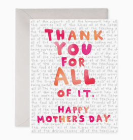 E. Frances Paper Card - Mother's Day: For All Of It