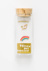 Yellow Owl Workshop Earrings - Stud: YOW Unicorn and Rainbow