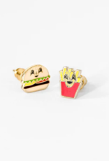 Yellow Owl Workshop Earrings - Stud: YOW Burger and Fries
