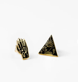 Yellow Owl Workshop Earrings - Stud: YOW Mystic Powers