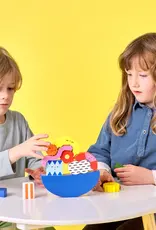 Kikkerland Teeter Totter Shapes Wooden Balance Game