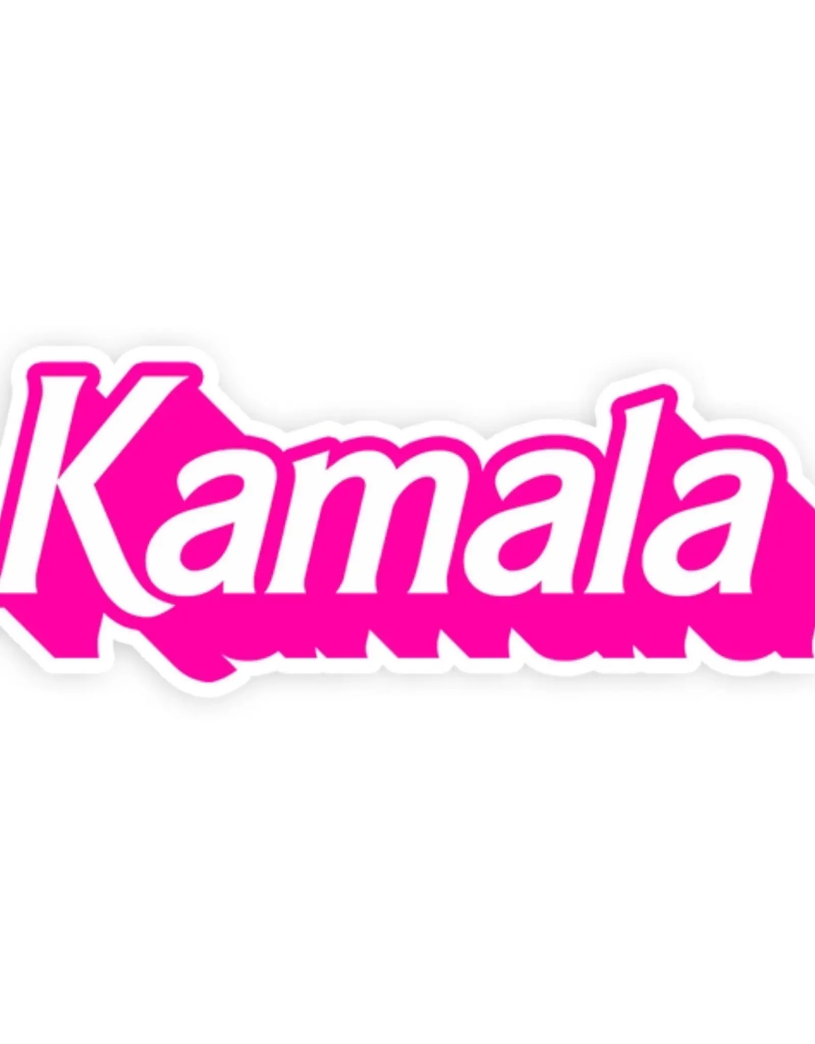kaleidodope Sticker - Kamala Barbie Font