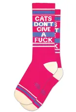 Gumball Poodle Socks - Athletic: Cats Don't Give a F