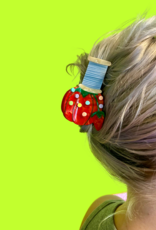 The Peach Fuzz Hair Claw - Pin Cushion