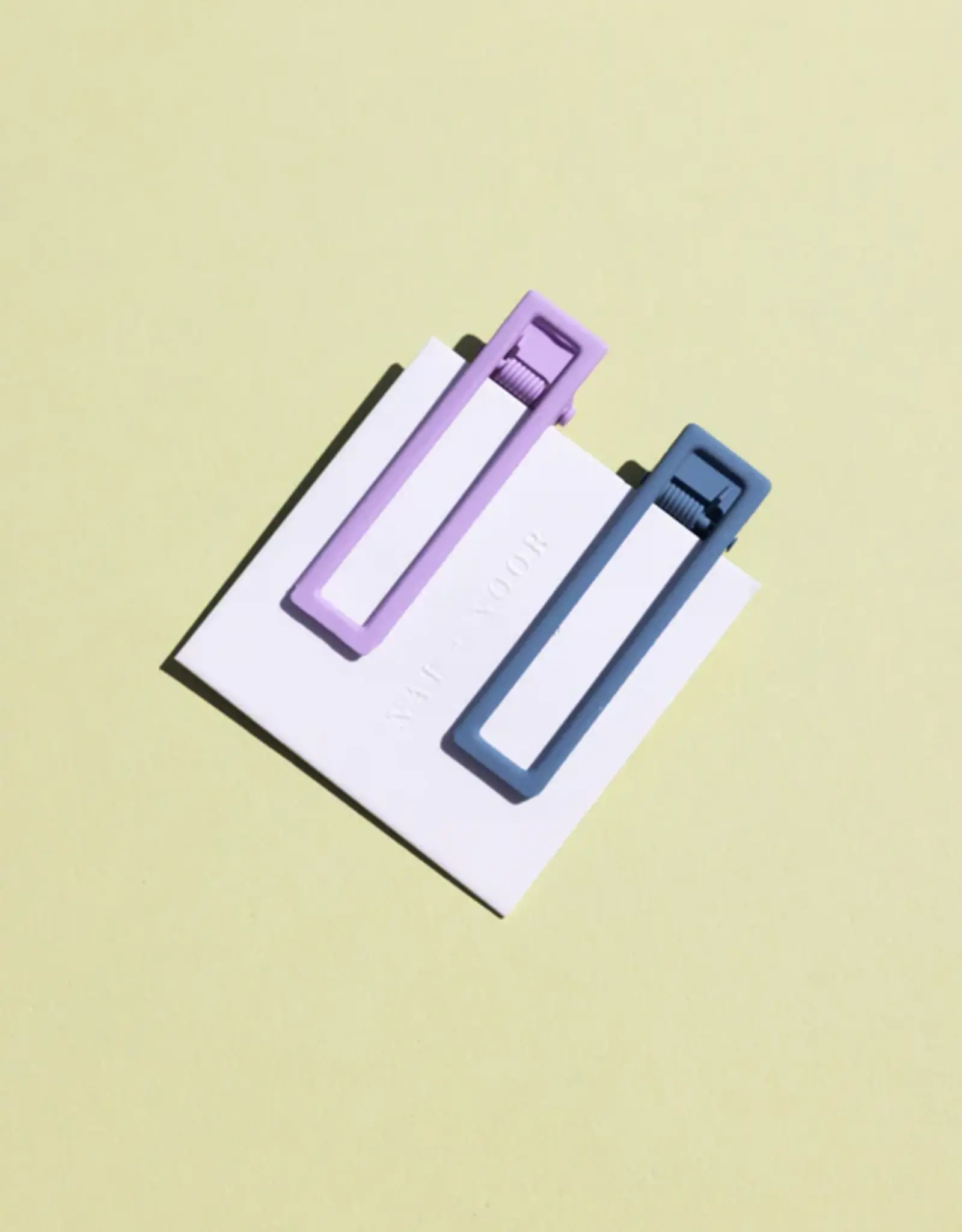 Nat & Noor Hair Clip Set of 2: LuLu  Lilac + Blue