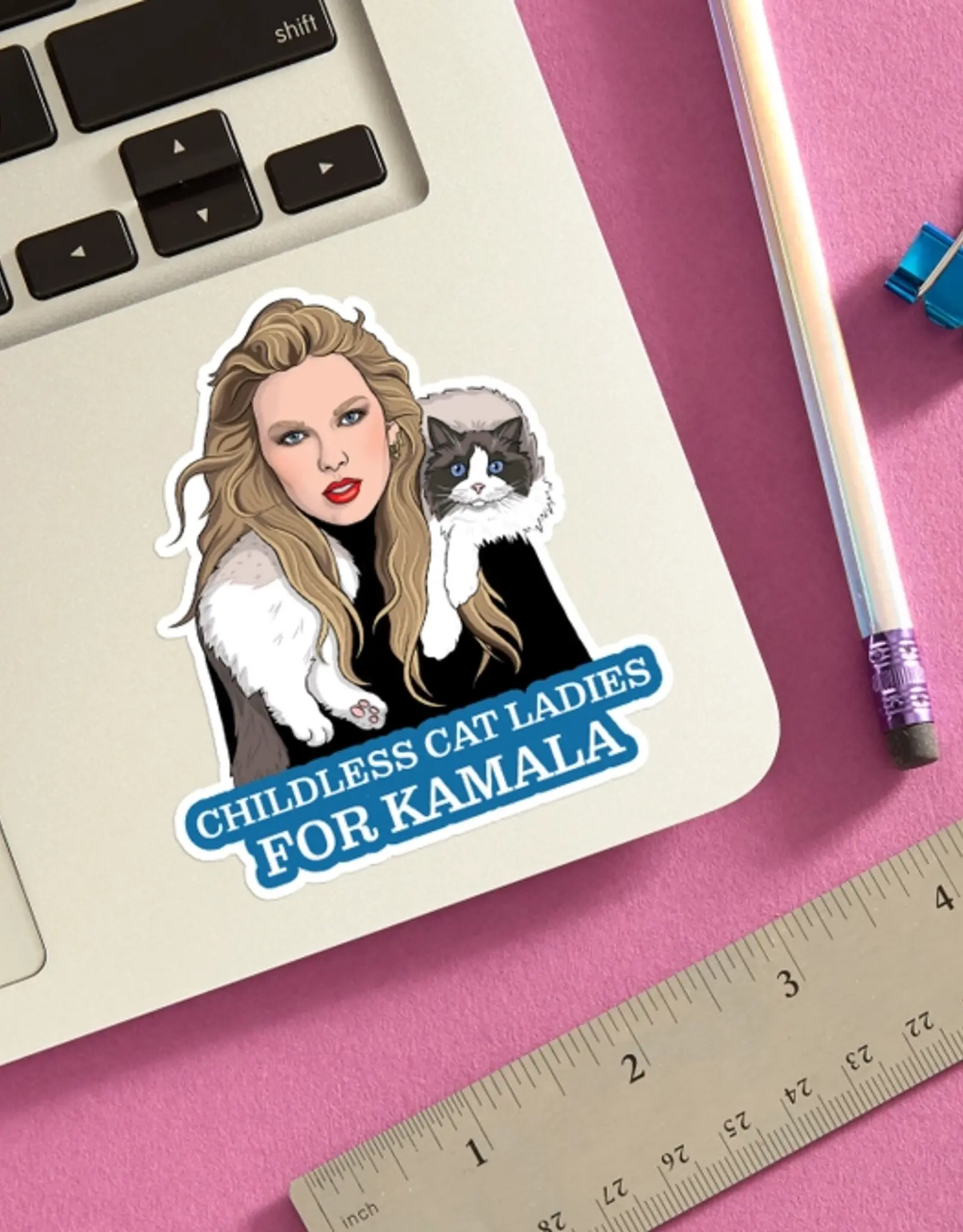 The Found Sticker - Taylor Swift Childless Cat Ladies for Kamala