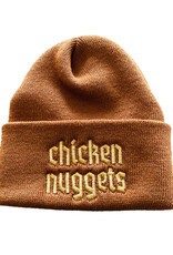 The Silver Spider Hat - Beanie:  Chicken Nuggets (Brown)