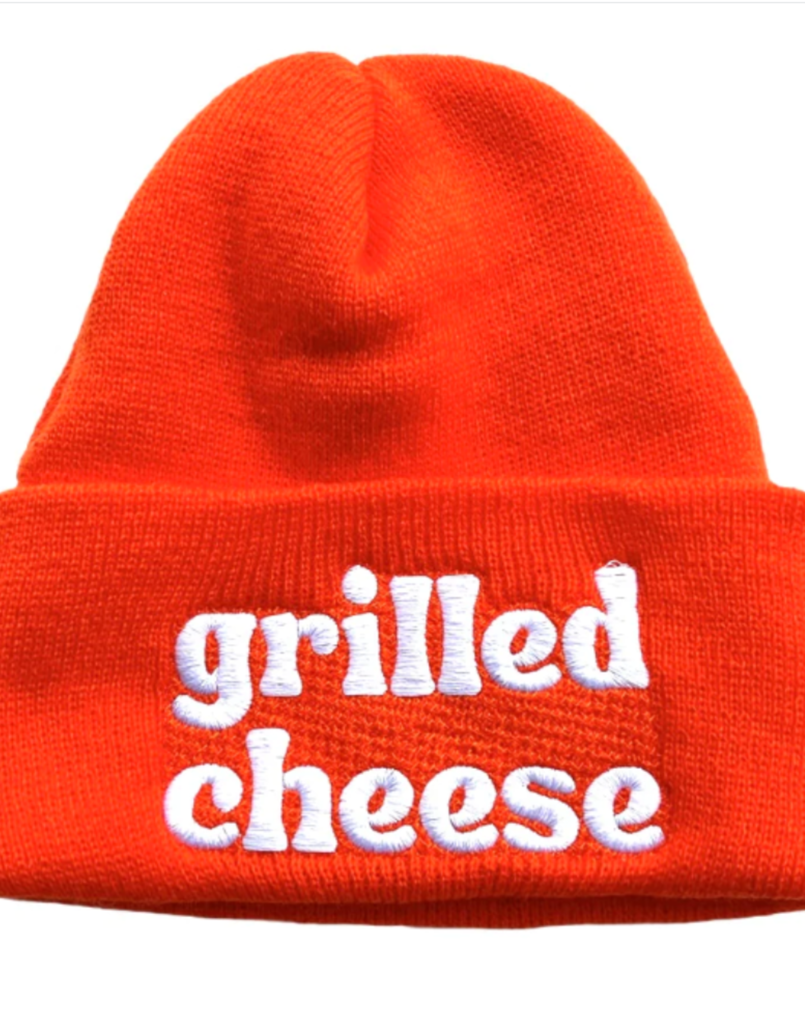 The Silver Spider Hat - Beanie:  Grilled Cheese (Orange)