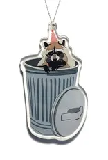 Drawn Goods Ornament - Raccoon Trash Can Party Hat Drawn Goods Ornament - Raccoon Trash Can Party Hat