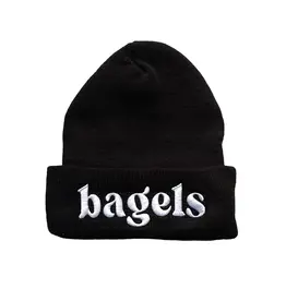 The Silver Spider Hat - Beanie:  Bagels (Black)