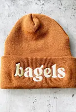 The Silver Spider Hat - Beanie: Bagels (Brown)
