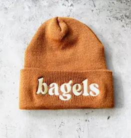 The Silver Spider Hat - Beanie: Bagels (Brown)