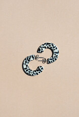 Nat & Noor Hoop Earring - Ray:  Speckled Dalmation