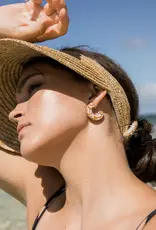 Nat & Noor Hoop Earring - Ray:  Dandelion